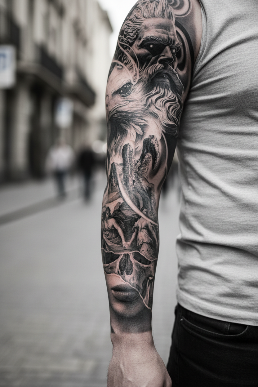 Mythology Sleeve Extended Arm